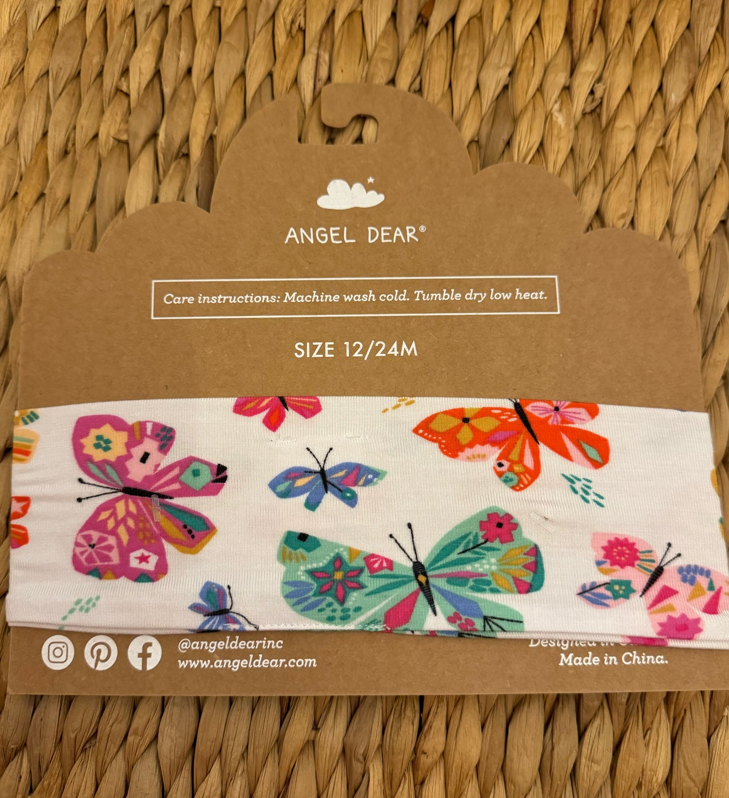 Geometric Butterfly Headband