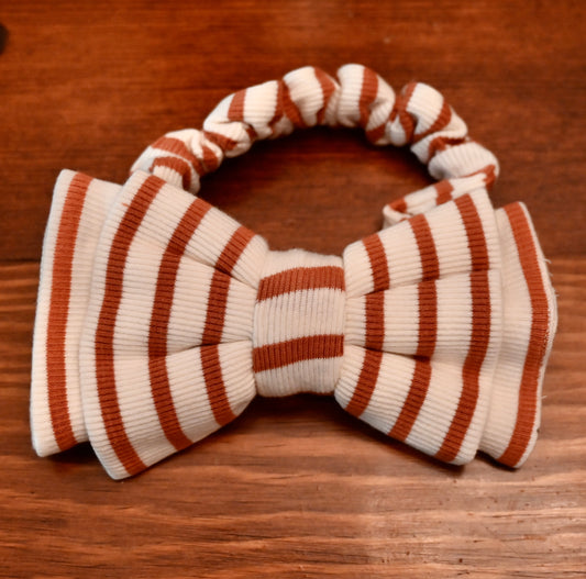 Terracotta Headband Bow