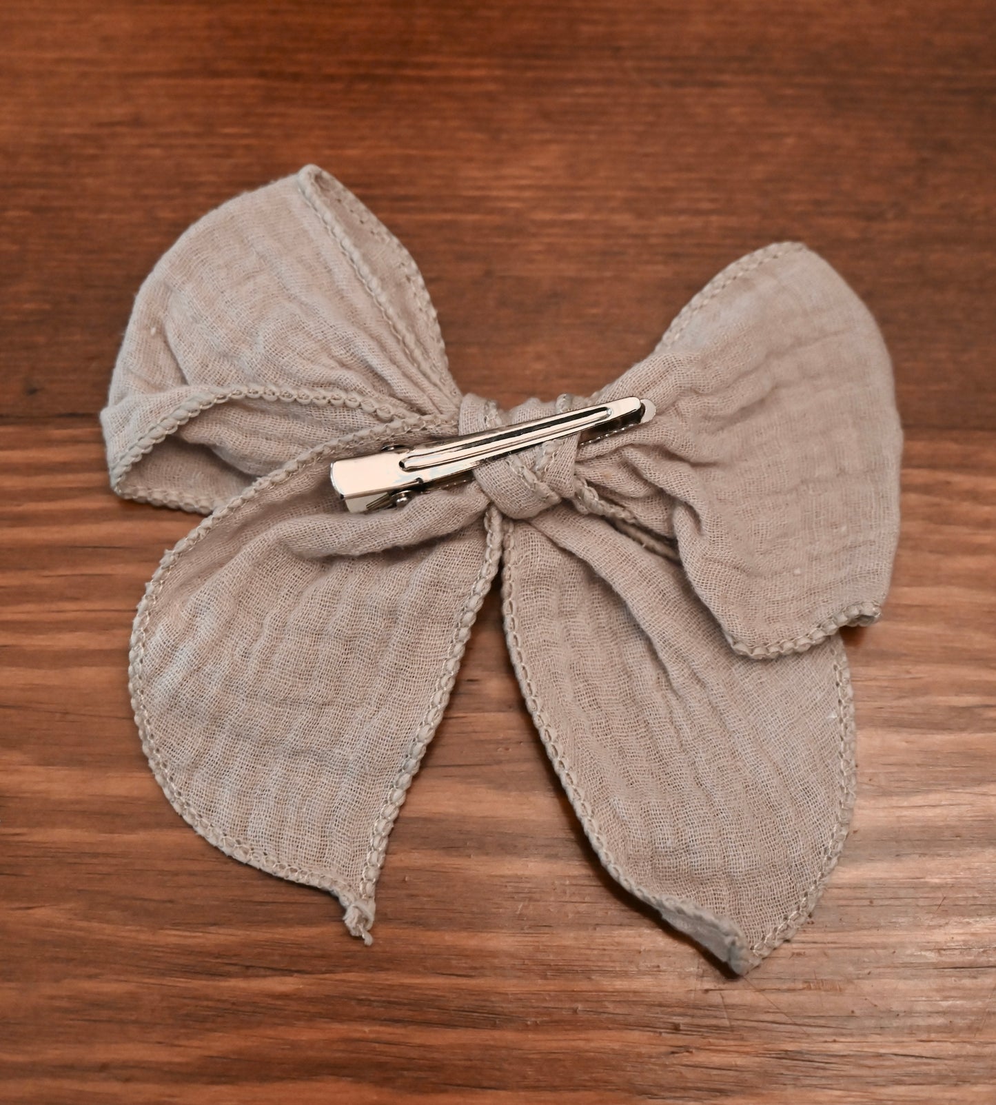 Large Gauze Linen Bow