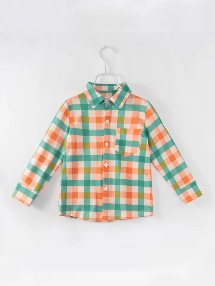 Plaid Boy's Shirt